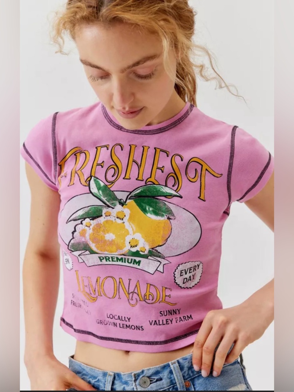 Urban Outfitters Freshest Lemonade Baby Tee